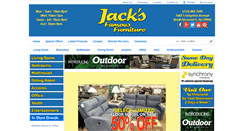 Desktop Screenshot of jacksfamousfurniture.com